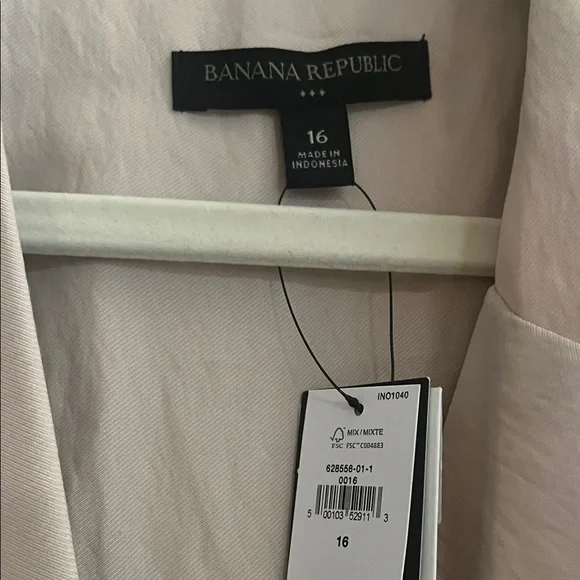 Banana Republic Cream Sleeveless Midi Dress - Picture 2 of 2